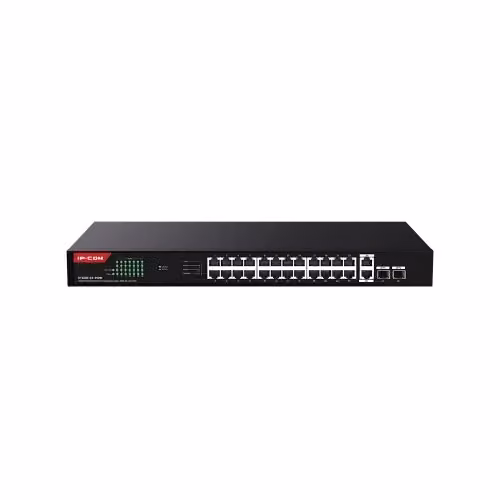Switch IP-COM G1128P-24-410W Cloud Managed con 26 porte Gigabit Base-T, 2 porte SFP e PoE con budget totale di 370W, Nero – 2