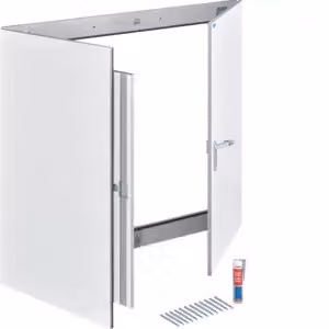 Porta da incasso a parete antincendio, universale, 30 min, 1345x1545x51 mm, IP42