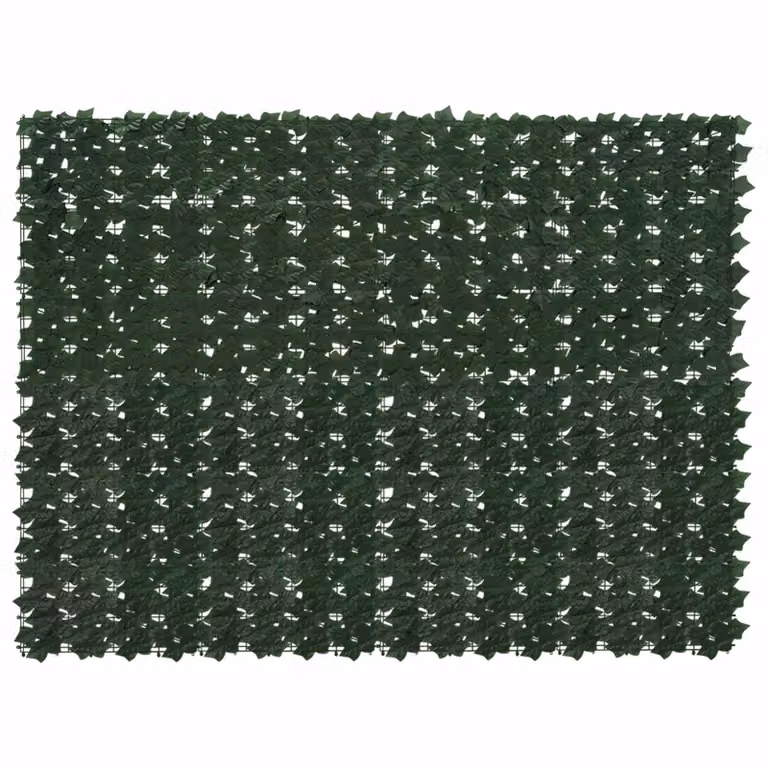 vidaXL Schermo per balcone con siepe artificiale verde, L: 200 cm, H: 150 cm
