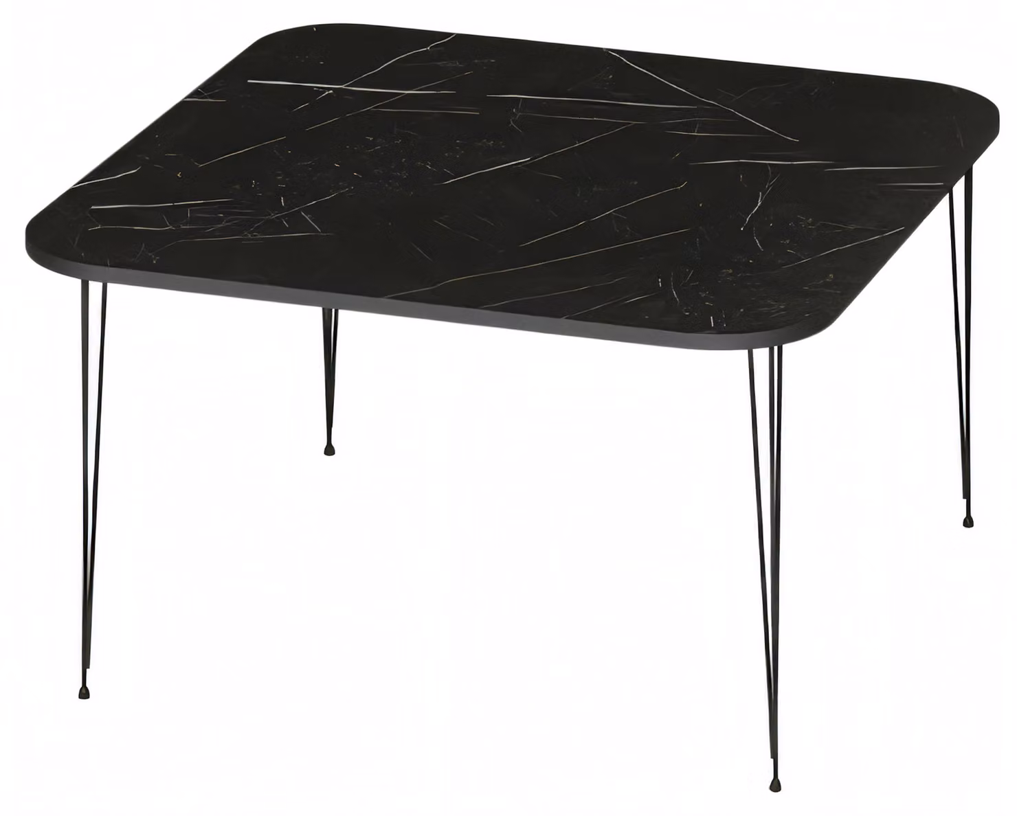 Eleganter schwarzer Couchtisch aus Holz mit modernem Design