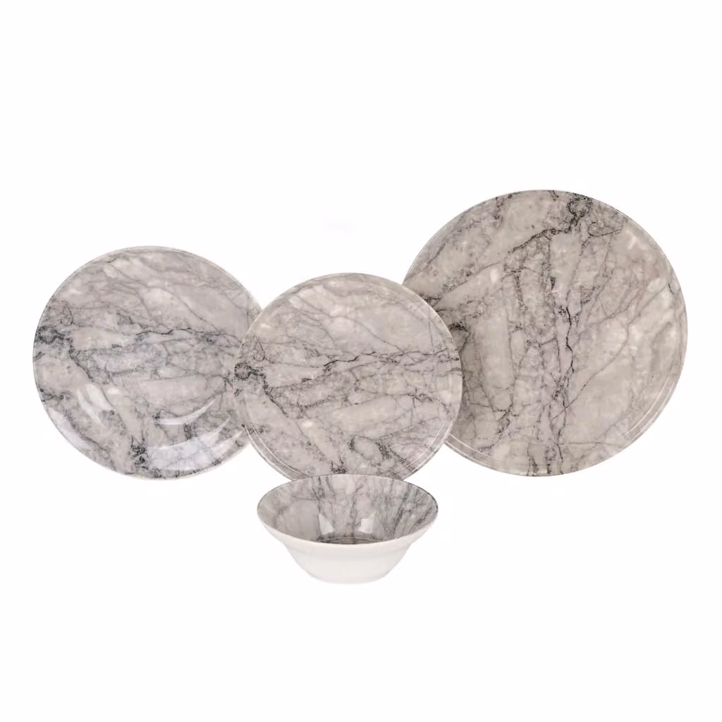 Servizio piatti in ceramica DMORA Nitoro, set da 24 pezzi, multicolore – 2