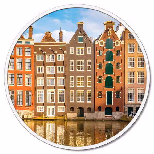 Quadro su tela Amsterdam House Pintdecor