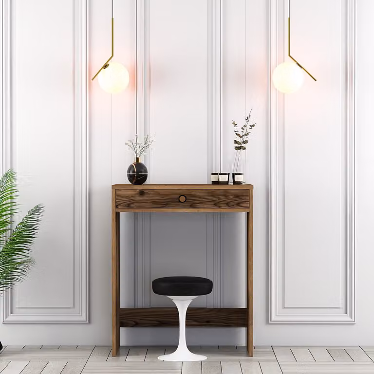 Skye Decor, Lizbon - Noce, Tavolini da trucco, Noce, 70 x 40 x 84,7 cm