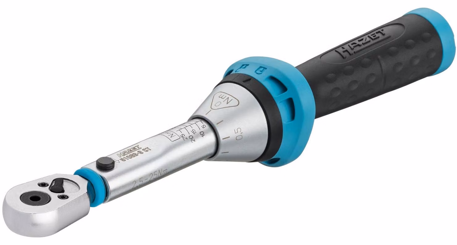 Chiave dinamometrica 5108 B-3CT 2,5-25 Nm con attacco a punta da 1/4" Hazet | 4000896244591