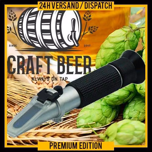 Rifrattometro portatile ATC per la produzione di birra