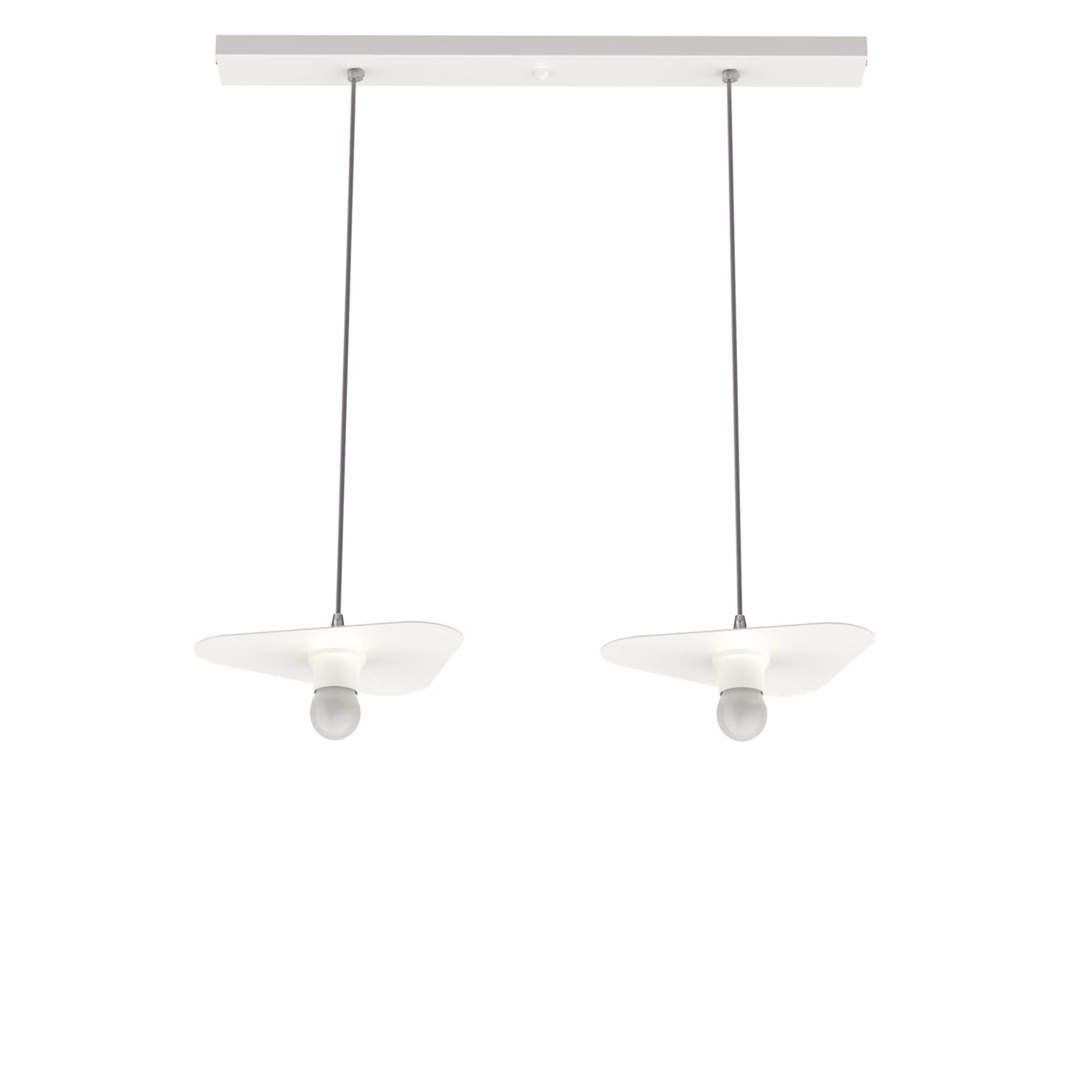 Lampada A Sospensione Cloud Lineare A 2 Luci, Monocolore Opaca
