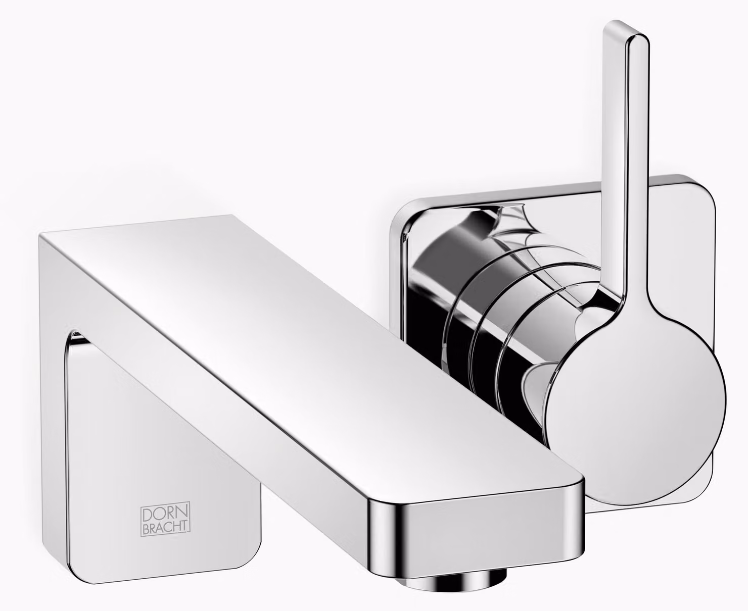 Dornbracht LULU Mitigeur monocommandé mural pour lavabos sans vidage, saillie 200mm, 36860710-00, 36860710-00