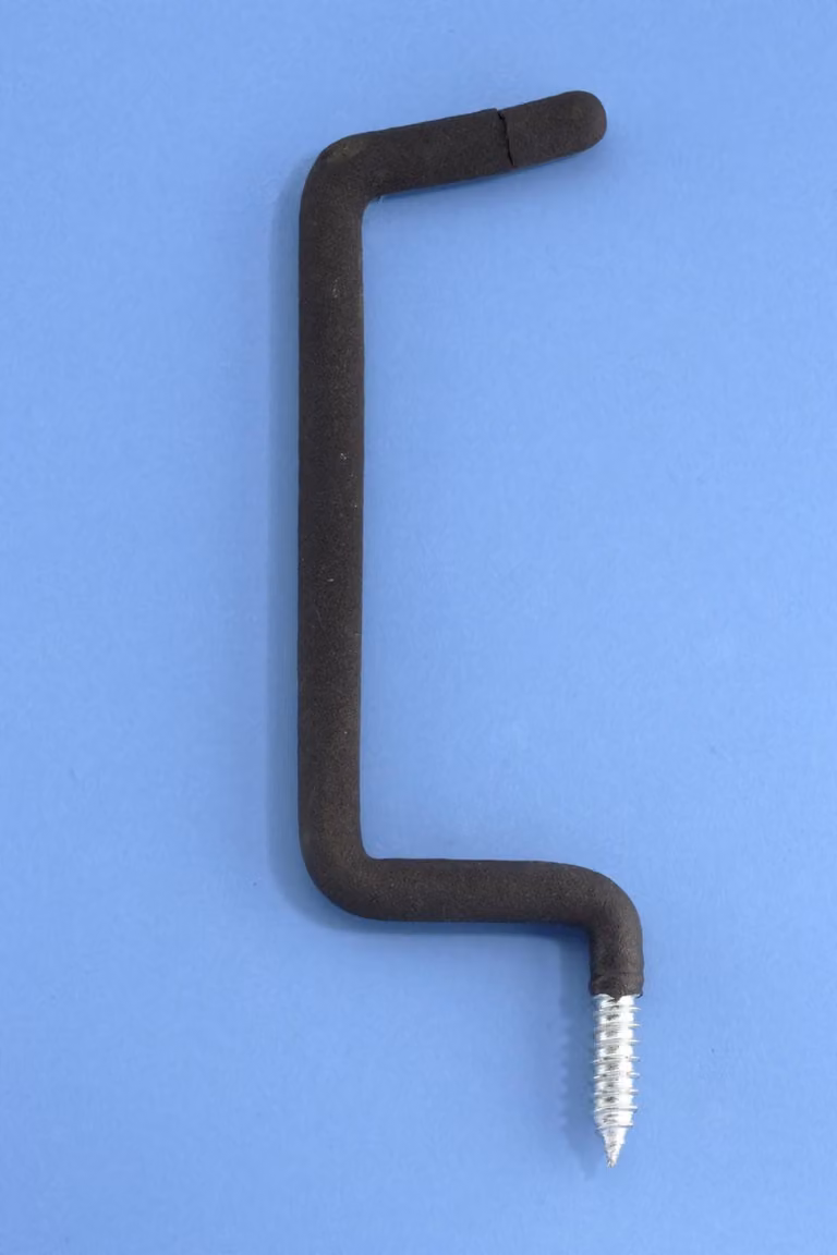 Gancio a vite MOTTEZ, H.8 x L.28 x P.1,3 cm