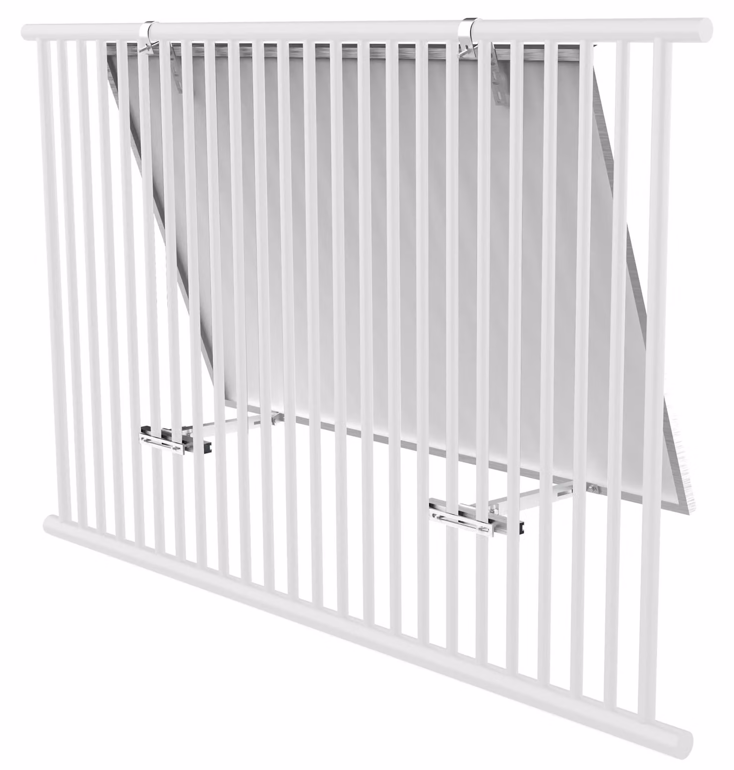 Supporto per pannelli solari da balcone, con angolo regolabile