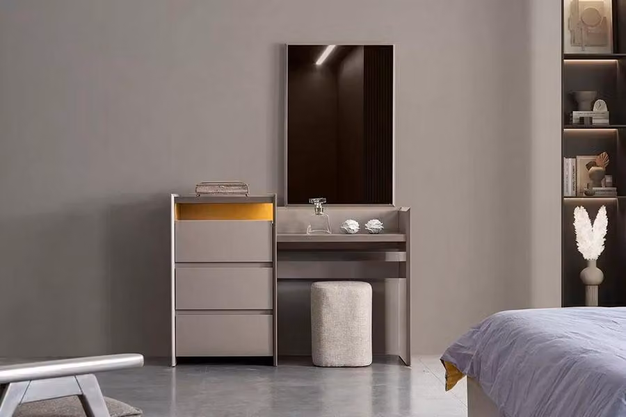 Frisiertisch Toilettentisch Kosmetiktisch Beauty Tisch Vanity Schminktisch