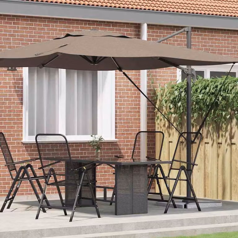 Maison Exclusive - Ombrello da sole rettangolare, dimensioni 286 x 284 x 265 cm