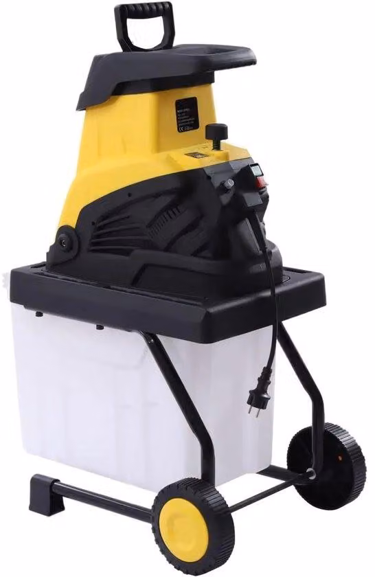 Forbici da potatura elettriche per giardinaggio - Ideali per la potatura di alberi - Motore potente da 2500W - Diametro di taglio di 45 mm - Colore: nero e giallo