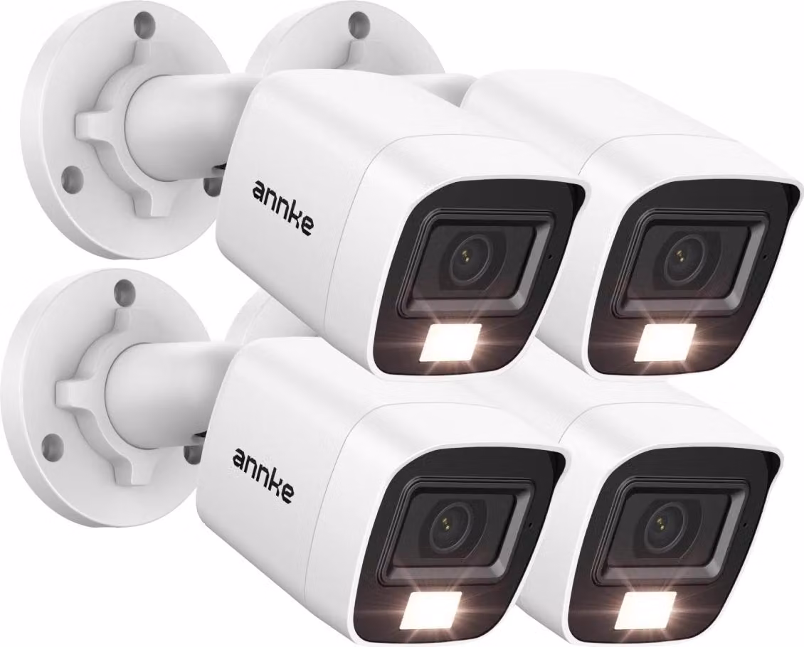 Telecamera di sicurezza, risoluzione HD 1080P, visione notturna a infrarossi, colore nero tipo 2, 1080p