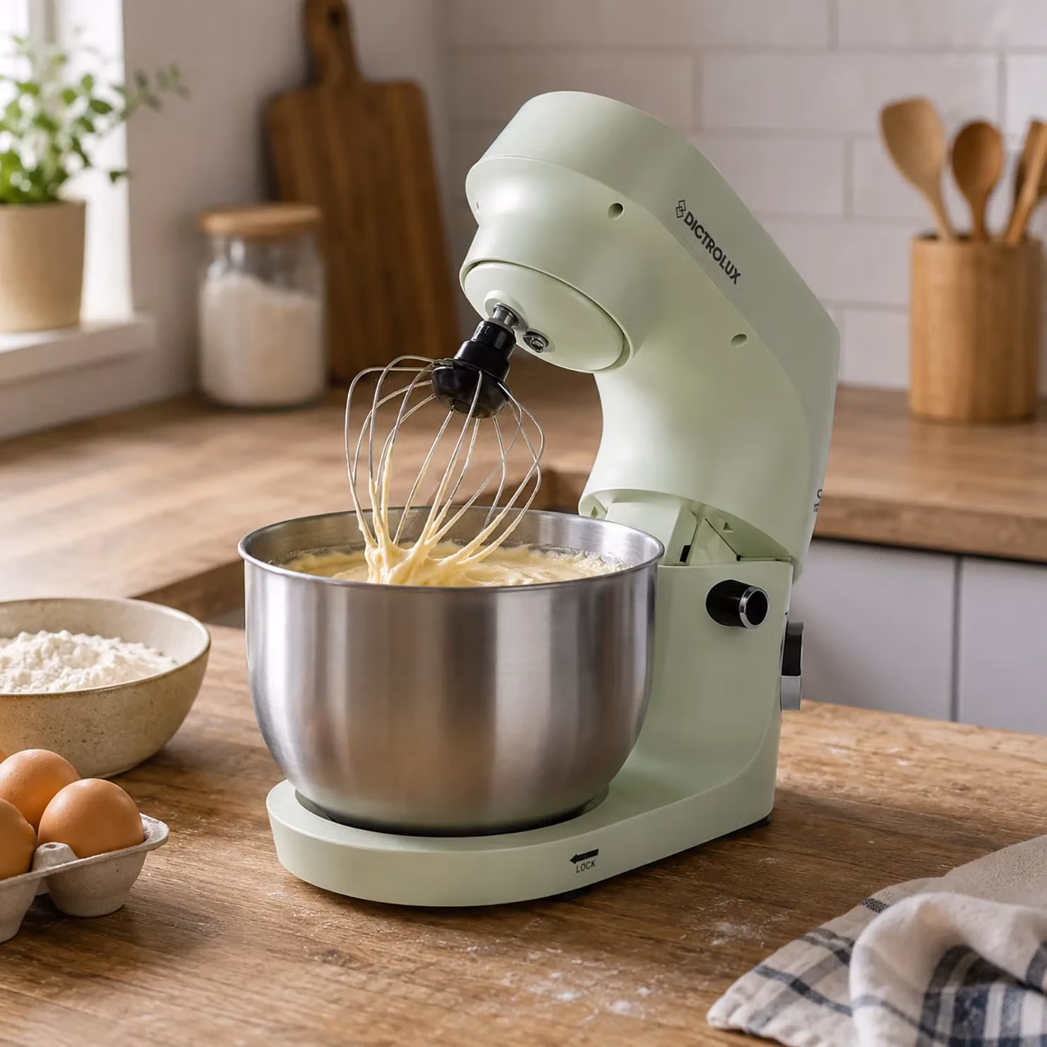 Impastatrice Dictrolux Swing Collection SM-2546 Verde, Capacità 4 Litri, 1500 Watt – 2