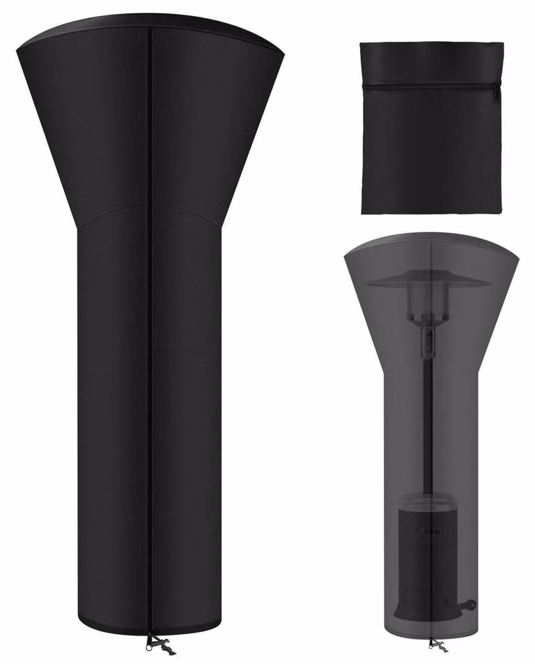 Copertura protettiva per riscaldatori da esterno, adatta per stufe a fungo, impermeabile e resistente ai raggi UV, dimensioni 226x85x48 cm