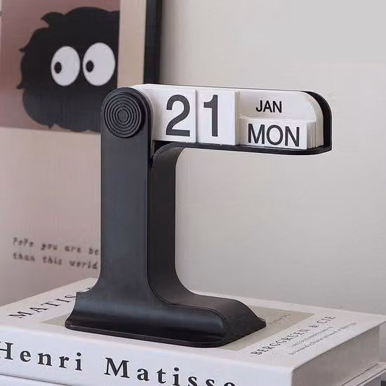 Calendari mensili da ufficio - Accessori da ufficio - Calendari giornalieri per l'ufficio e la casa - Decorazioni per l'ufficio - Accessori da ufficio - Calendari mensili, settimanali e giornalieri da ufficio (neri)
