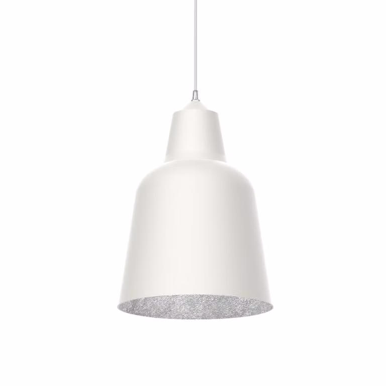 Lampada A Sospensione Dong Bianca A Foglia