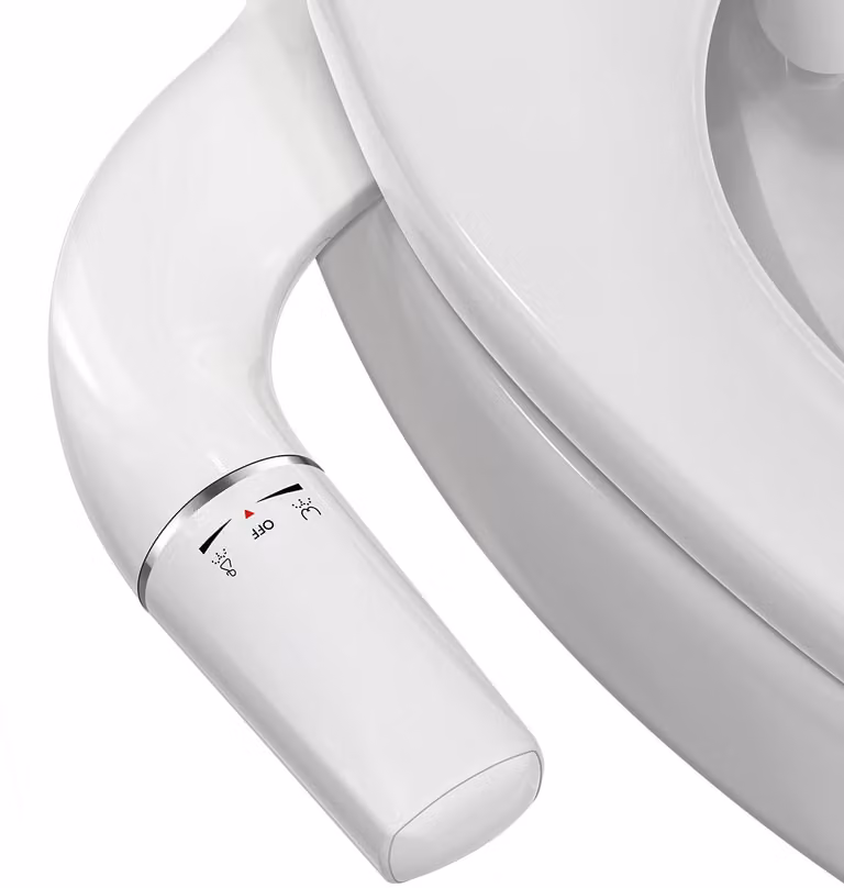 Accessorio per bidet ultrasottile da installare sul water, bidet con acqua fredda, non elettrico