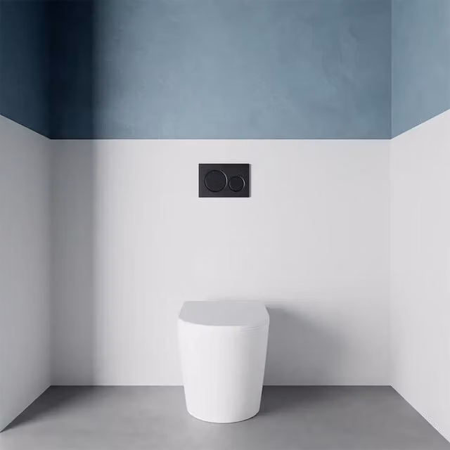 Vaso filomuro in ceramica bianco opaco con sedile soft-close | Vienna