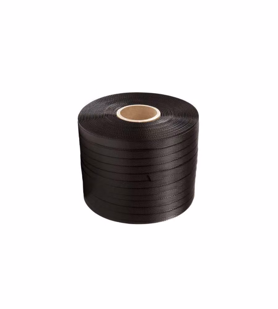 Messersi Reggetta in Plastica Bobina Nera per Tendireggia 15x0,5 mm