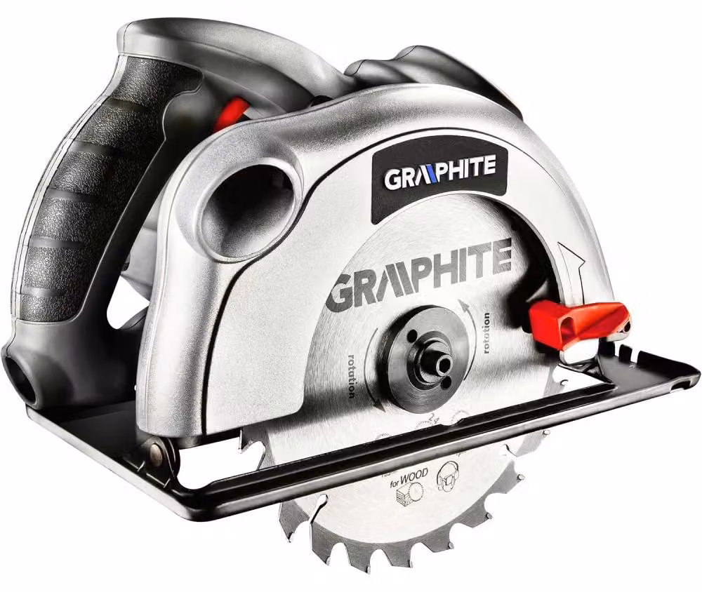 GRAPHITE Sega circolare 1200W, lama 185 x 20 mm