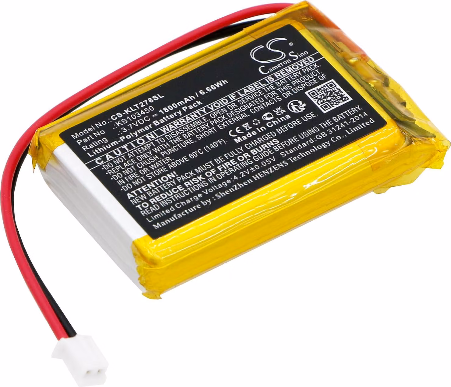 TECHTEK Batteria compatibile con [Kolsol] AT278 sostituisce KS103450