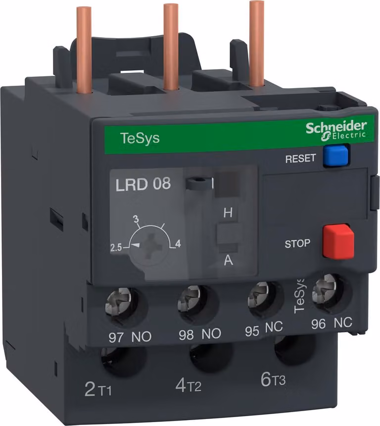Relè di protezione motore Schneider Electric 2,50-4,00A LRD08