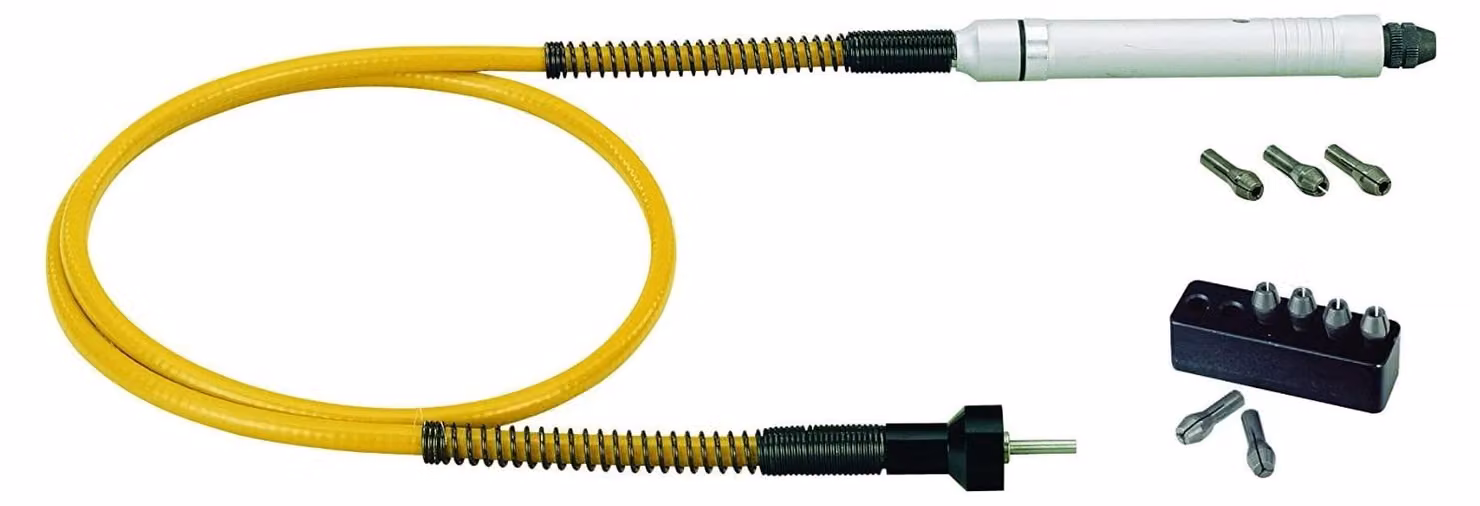 Proxxon Flexible Bohrwelle/MICROMOT-Biegewelle 110/P und 6 Stahlspannzangen