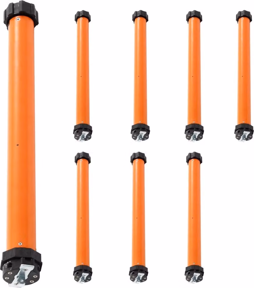 vidaXL Motori tubolari 8 pezzi 40Nm