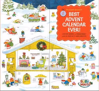 Il calendario dell'Avvento più bello di Richard Scarry!