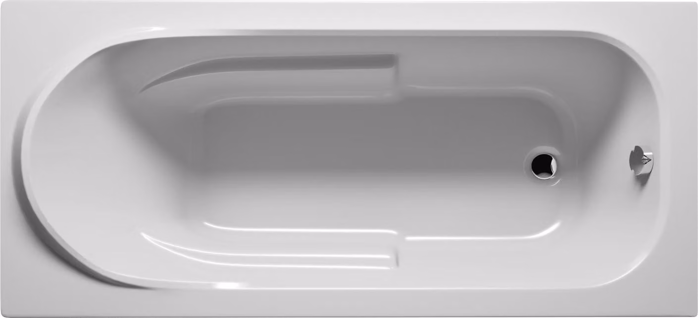 RIHO Columbia Baignoires rectangulaires, à encastrer, 1 place, blanc, B003001005, B003001005