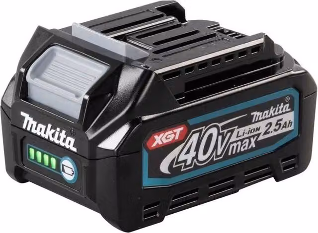 Makita 191B36-3 XGT Batteria 40 V max 2,5 Ah 90 Wh con Comunicazione Digitale Nero – 1
