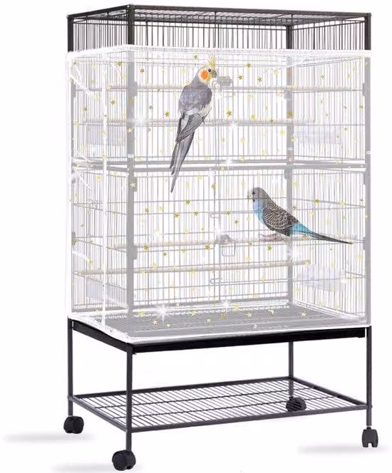 Recinzione per uccelli in nylon bianco, pezzo singolo