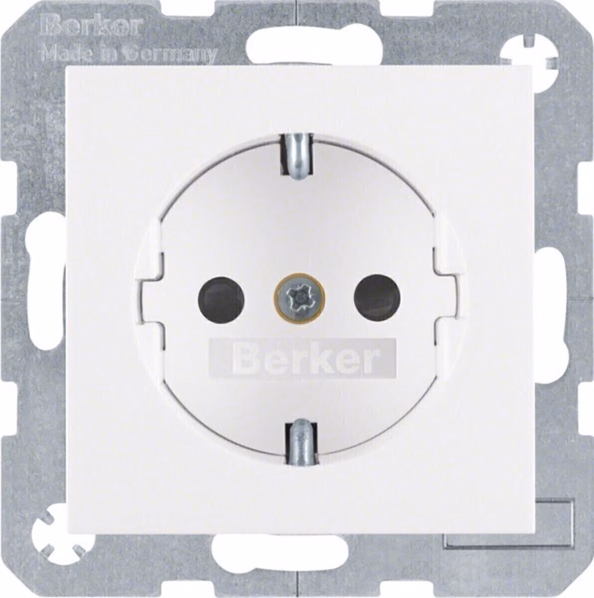 Berker 41238989 Presa SCHUKO bianco polare, lucido Berker S.1/B.3/B.7