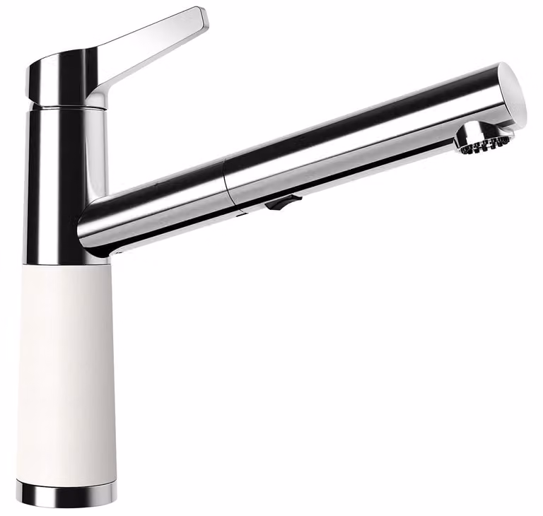 Miscelatore SCHOCK SC-510 in POLARIS con bocca estraibile / CRISTADUR®
