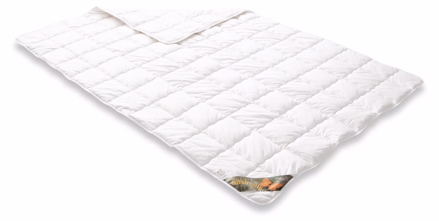 Coperta matrimoniale in seta, 135 x 200 cm - Confortevole e adatta a chi soffre di allergie