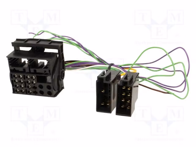1 connettore, 16 pin. Connettore per autoradio Volkswagen, standard ISO