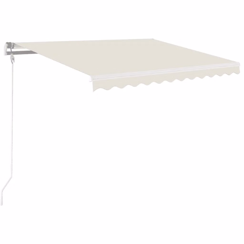 Tenda da sole retrattile automatica Videx in alluminio e poliestere beige, L: 350 cm, P: 250 cm – 2