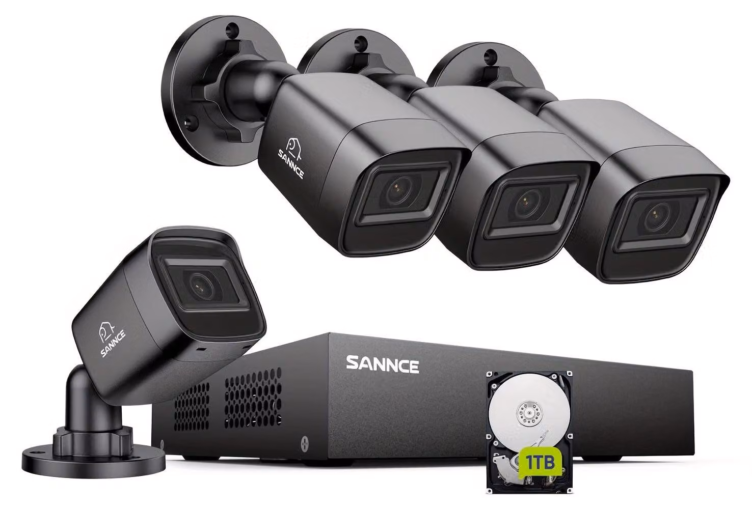 Kit di sicurezza a 8 canali - Sistema di videosorveglianza - Telecamere di sicurezza - Videoregistratore