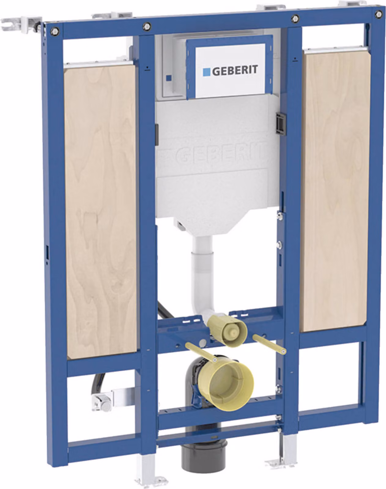 Geberit Duofix, élément pour WC suspendu, 112cm, avec chasse d'eau à encastrer Sigma 12cm, sans obstacle, pour barres d'appui et de maintien, 111.375.00.6, 111.375.00.6