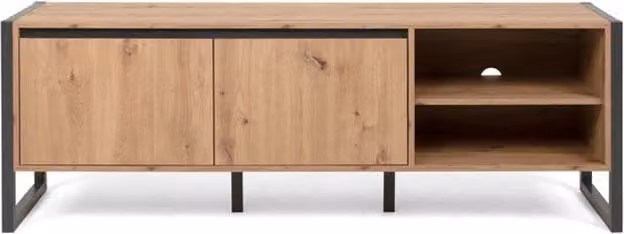 Base porta tv quercia antracite cm 160 x 55 x 40 h(DENVER54) EFFEZ