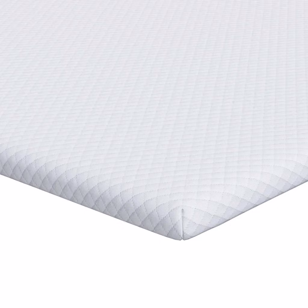 Topper in schiuma memory vidaXL morbido bianco L 200 x P 160 cm – 2