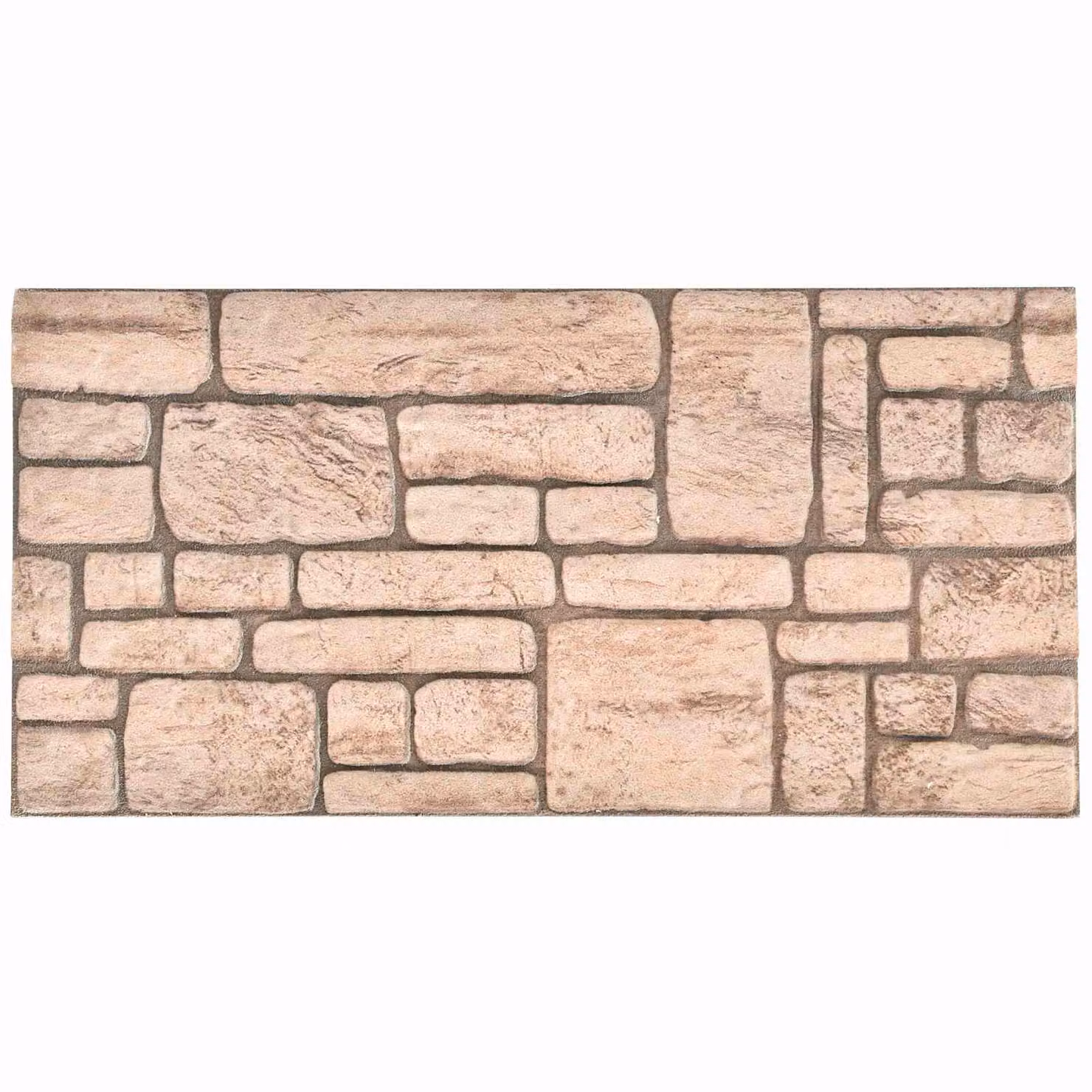 Set di 10 pannelli da parete vidaXL in schiuma EPS beige, L: 100 cm x H: 50 cm