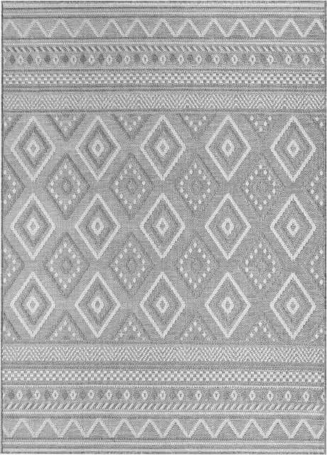 Tappeto Verona per interni ed esterni grigio e beige L: 340 cm, P: 240 cm