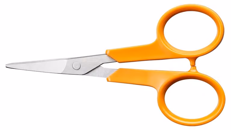 Forbici da ricamo "Classic", arancioni, ricurve, 10 cm, FISKARS 1075059
