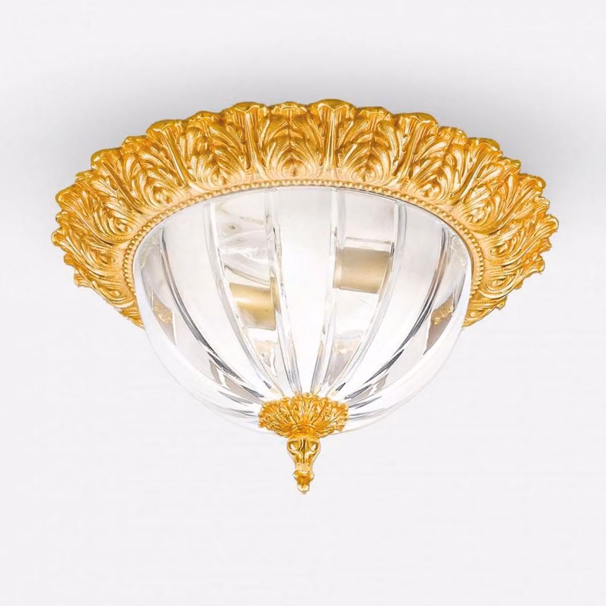 Casa Padrino plafoniera barocca oro Ø 31 x H. 17 cm - Italy