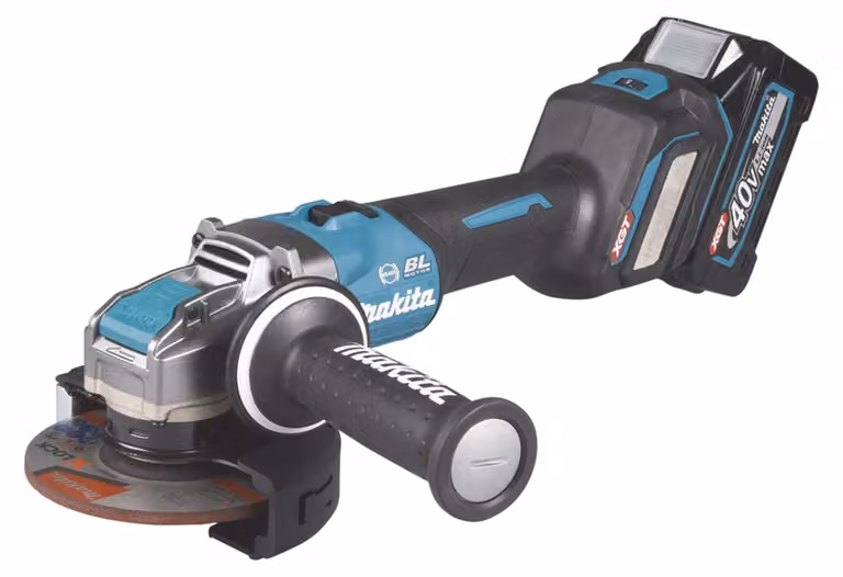 Smerigliatrice angolare a batteria Makita XGT 40 V max - 125 mm - 3.000 - 8.500 giri/min - X-LOCK
