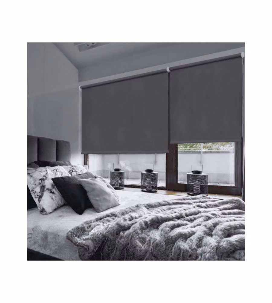 STOR PLANET Tenda a Rullo Oscurante Interno Grigio 120x250 cm