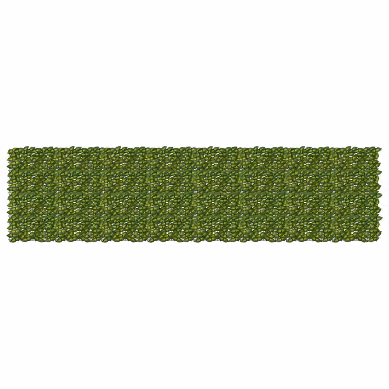 Schermo per balcone vidaXL con motivo a foglie, Verde e Giallo, L: 400 cm x H: 100 cm