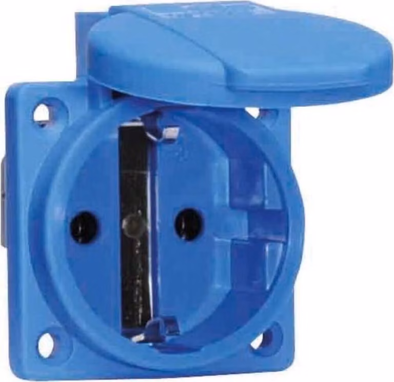 Bals Elektrotech. Presa di corrente con contatto di protezione montata in superficie 71099